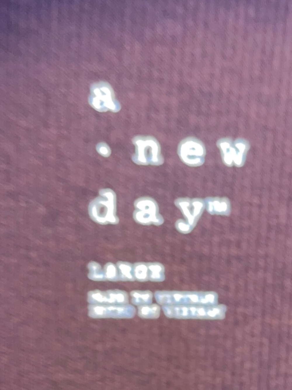 A New Day LOT of 2 Women’s Stretchy Tees Pink & Brownish Burgundy - Picture 4 of 7